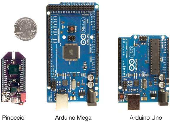 Pinocchio - neben der Arduino-Konkurrenz (Bild: Bean Labs)